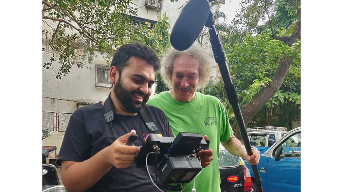 Jeet Mashru on a documentary shoot